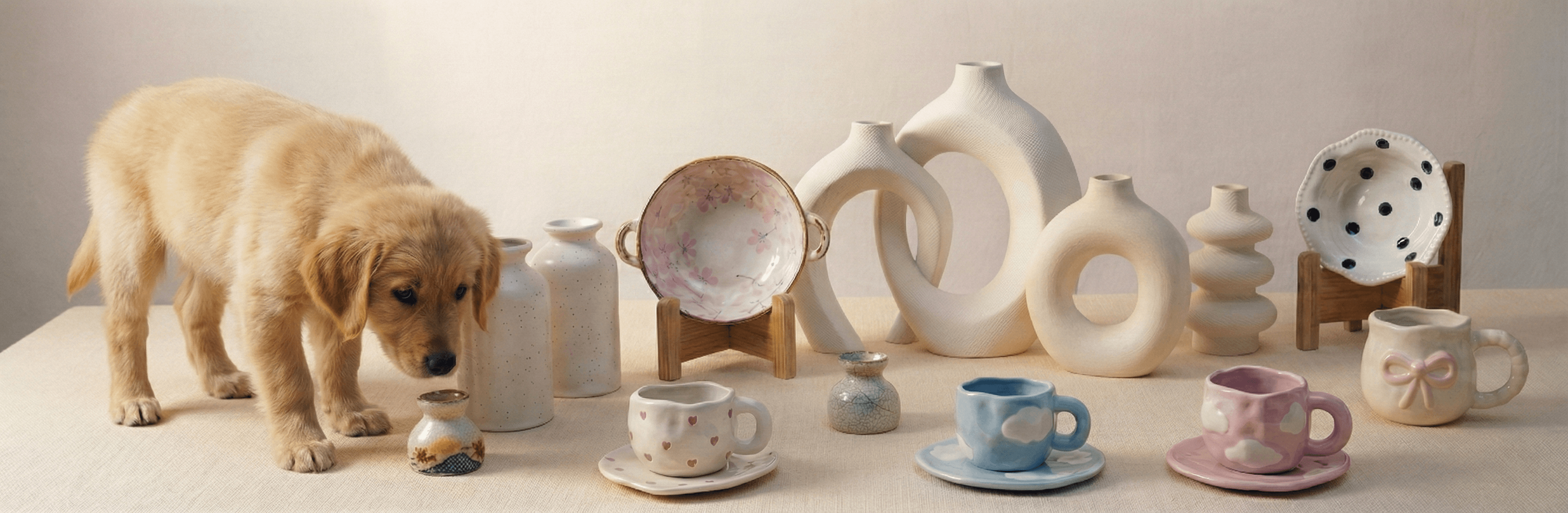 Table Clay handcrafted pottery collection